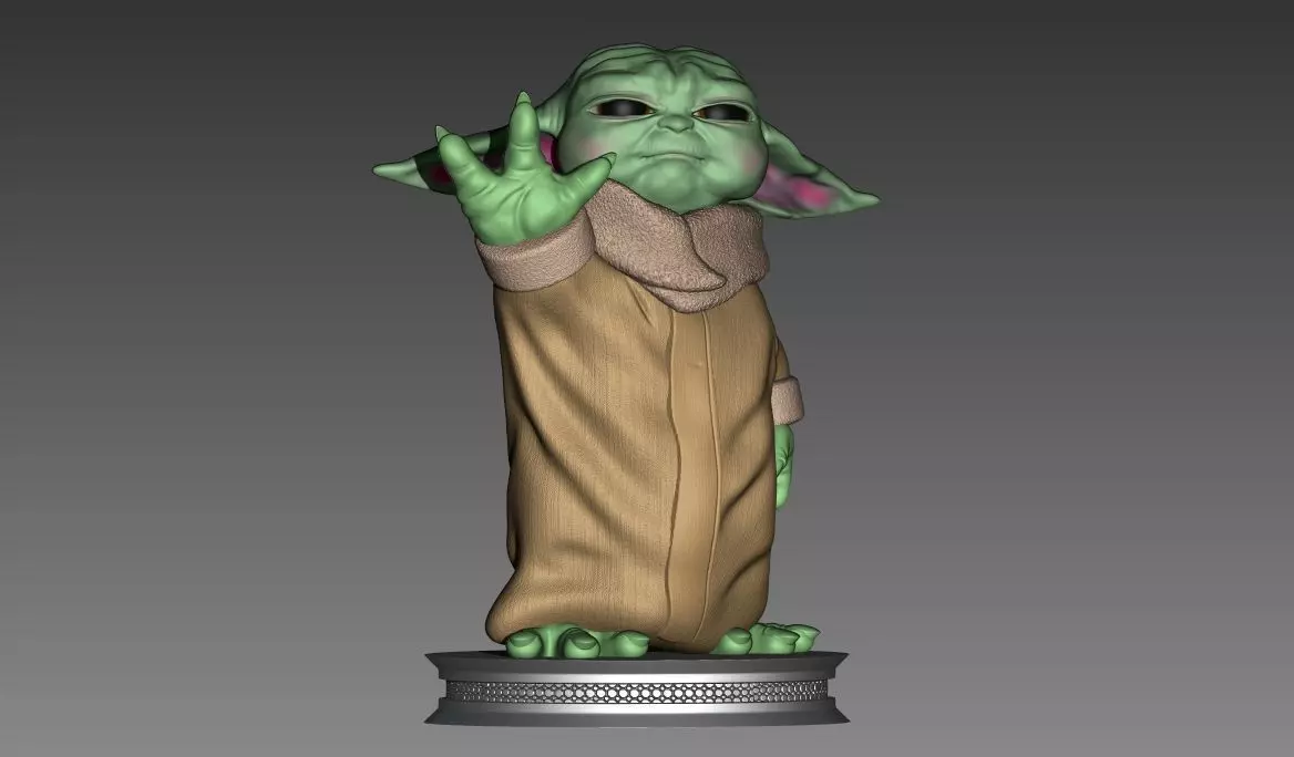 The Mandalorian - Grogu The Force 3D print model