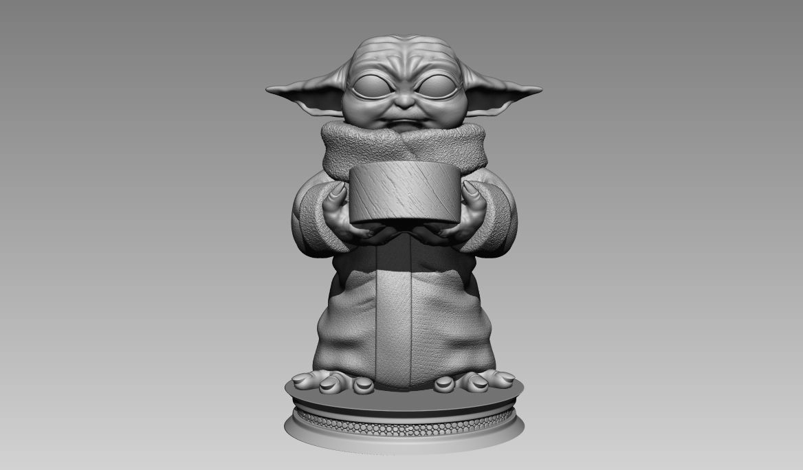 The Mandalorian - Baby Yoda - Grogu 3D print model_2