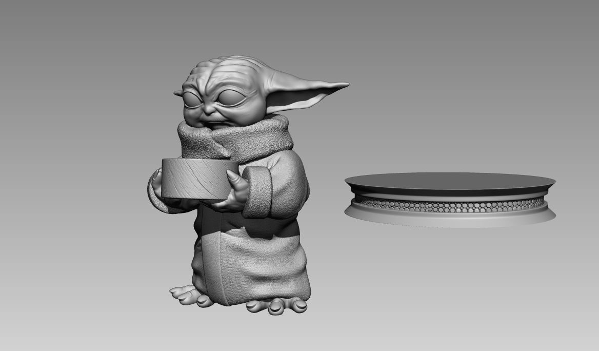 The Mandalorian - Baby Yoda - Grogu 3D print model_4