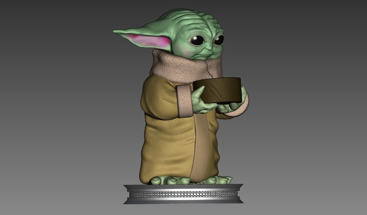 The Mandalorian - Baby Yoda - Grogu 3D print model_1