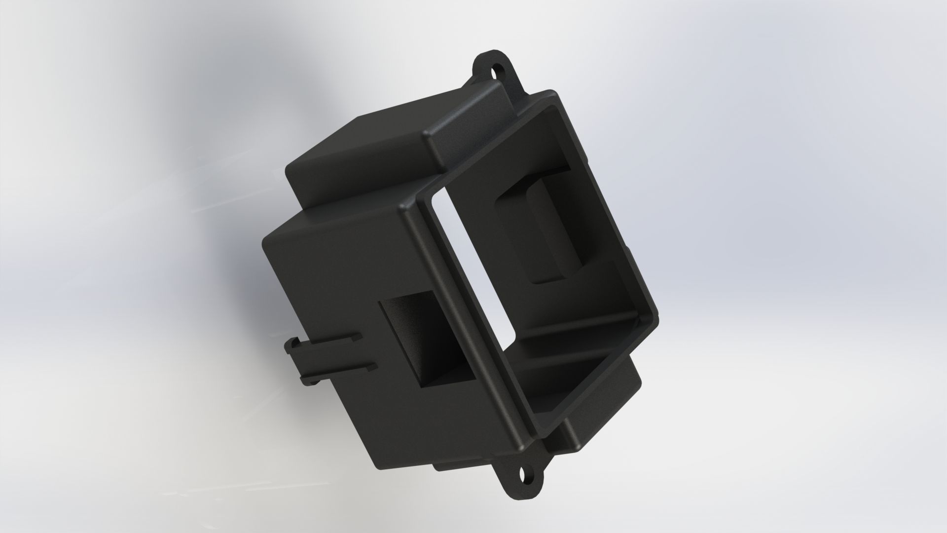 Classic Mini AC blower control switch housing 3D print model_8