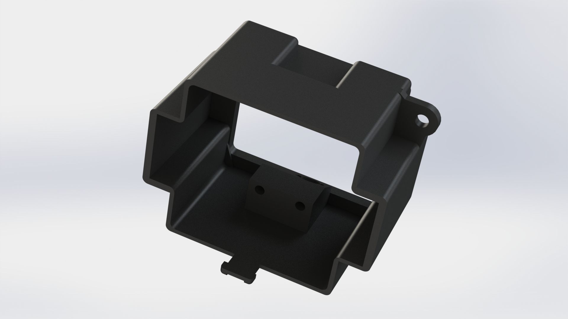 Classic Mini AC blower control switch housing 3D print model_6