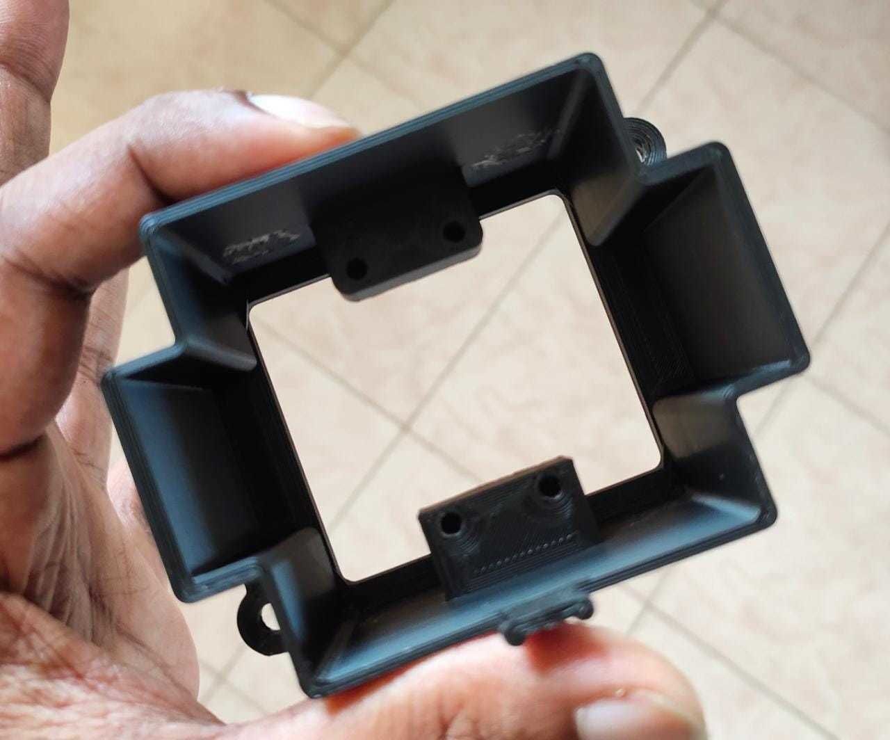 Classic Mini AC blower control switch housing 3D print model_10