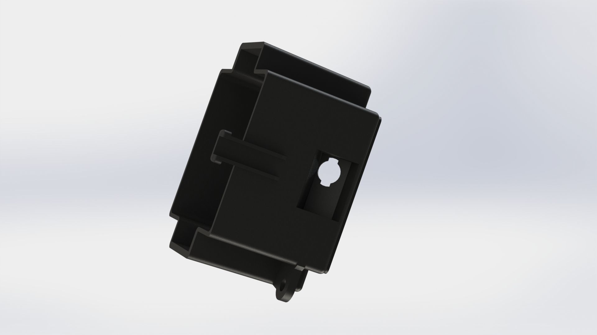 Classic Mini AC blower control switch housing 3D print model_7