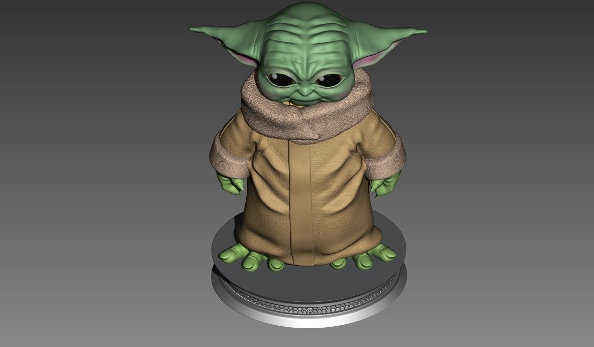 The Mandalorian - Star Wars - Baby Yoda  3D print model_2