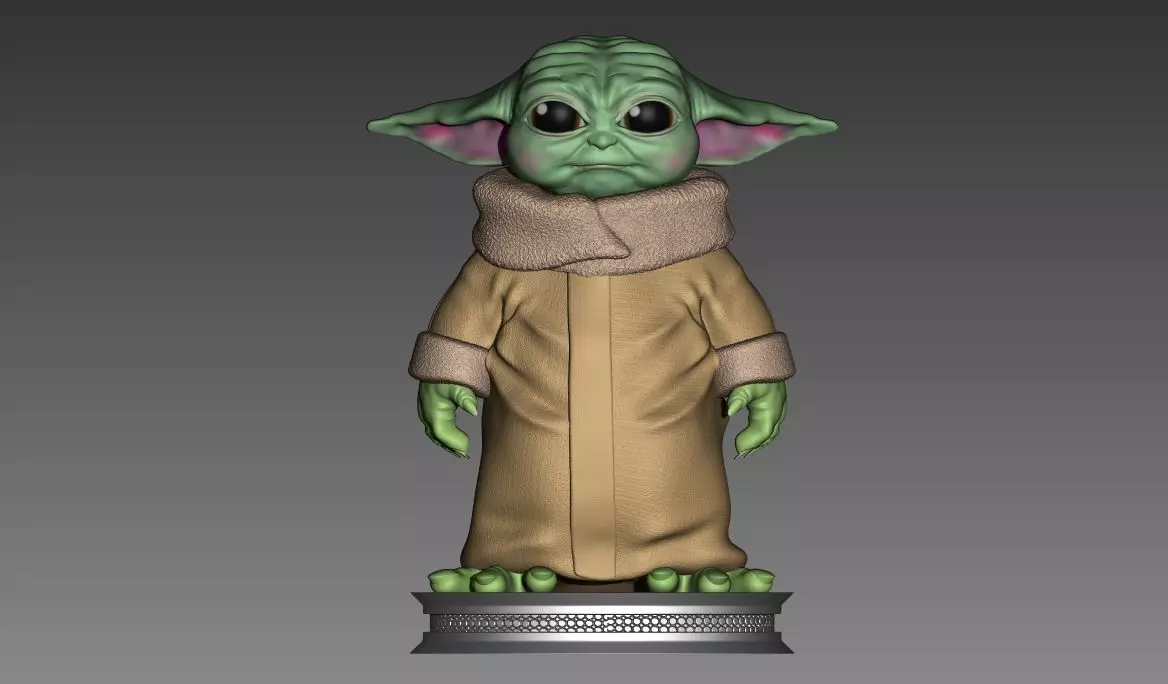 The Mandalorian - Star Wars - Baby Yoda  3D print model_0