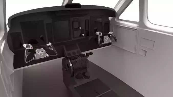 beechcraft king air 350 i yoke 3d model ready to print 3D print model