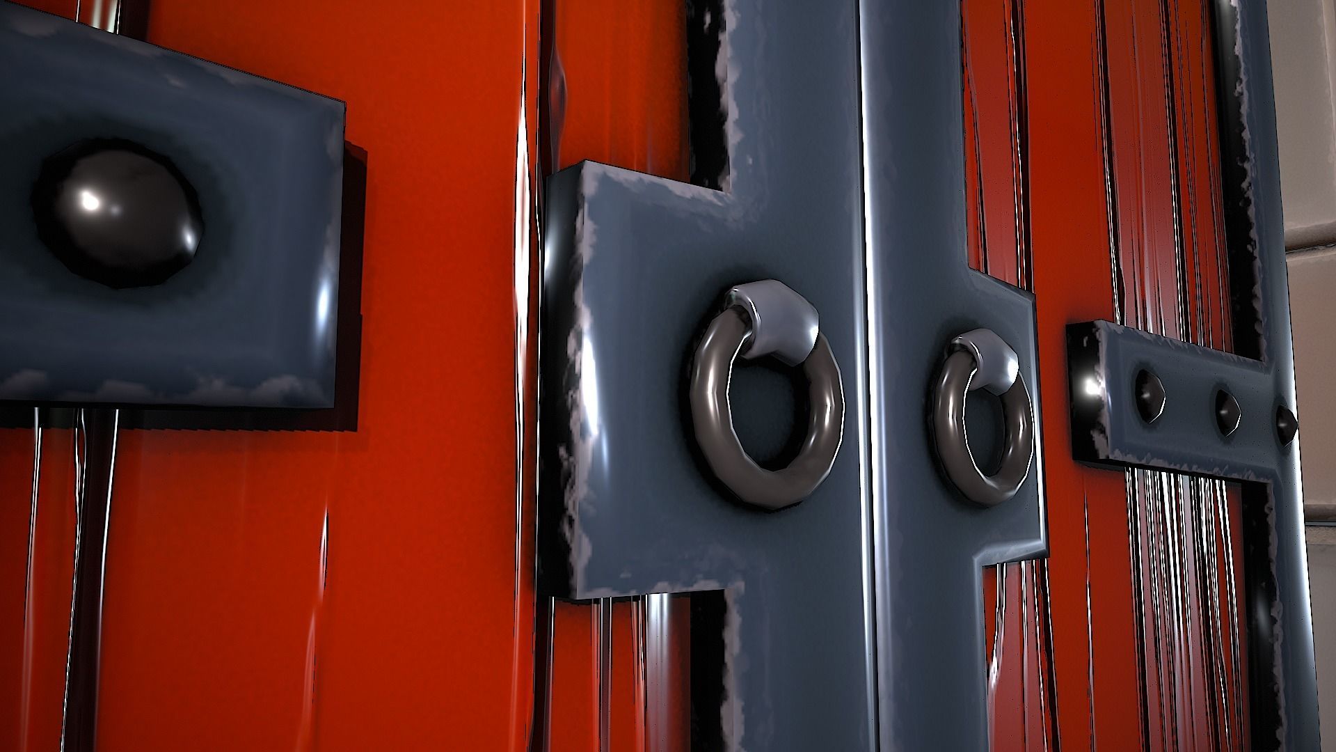 DOOR PACK CARTOON STYLIZED 3D Model Collection_36