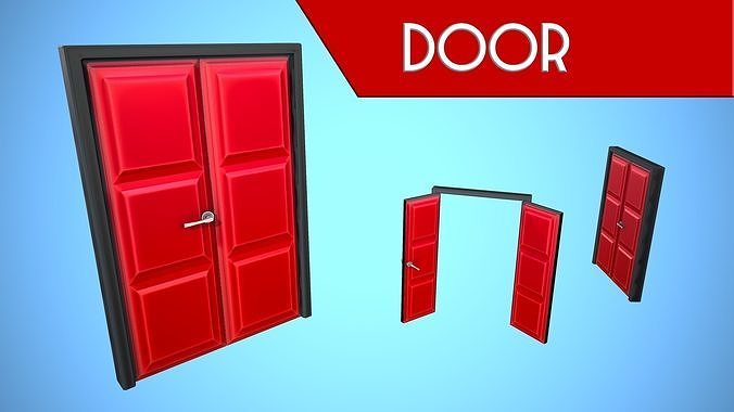 DOOR PACK CARTOON STYLIZED 5