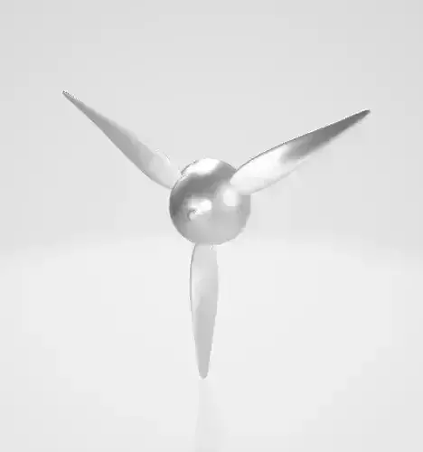 Plane prop Free 3D model