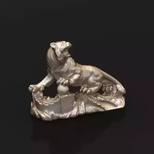 Tiger Sculpture
