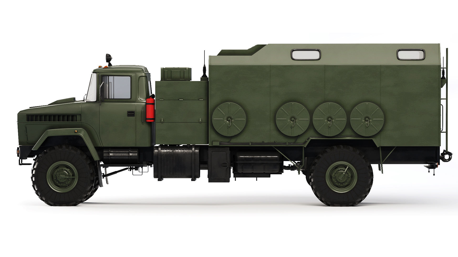 KrAZ 5233 1V26P-2 2018 3D model_1