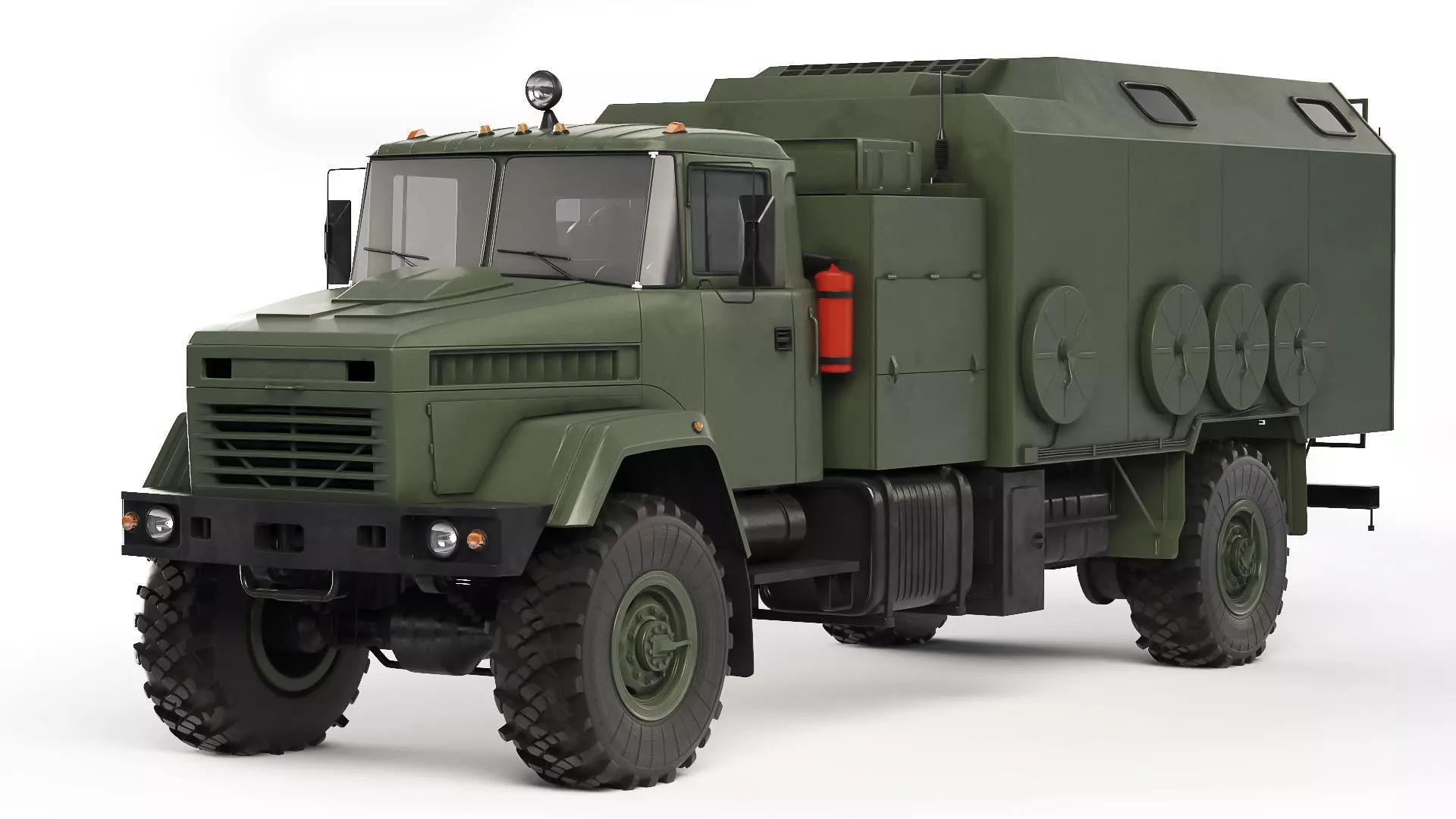 KrAZ 5233 1V26P-2 2018 3D model_0
