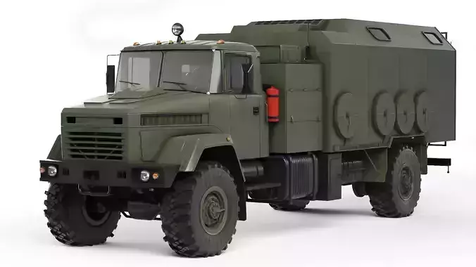 KrAZ 5233 1V26P-2 2018 3D model