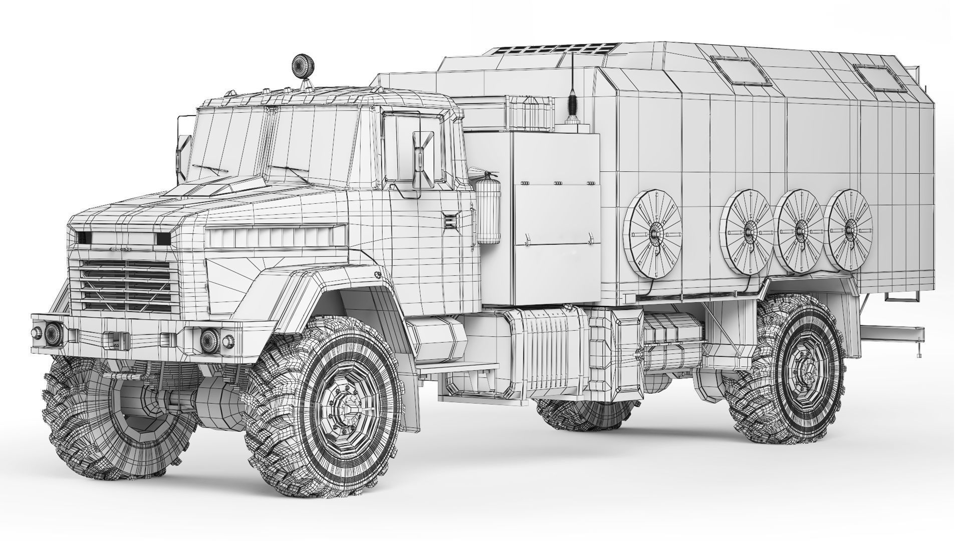 KrAZ 5233 1V26P-2 2018 3D model_8