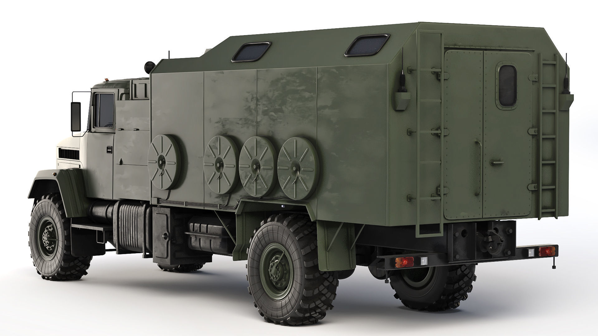 KrAZ 5233 1V26P-2 2018 3D model_2