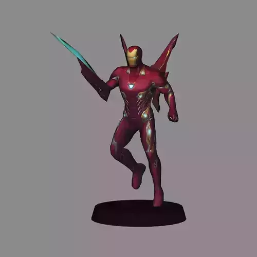 Ironman Mk50 Avengers Infinity War LOW POLY 3D print mode