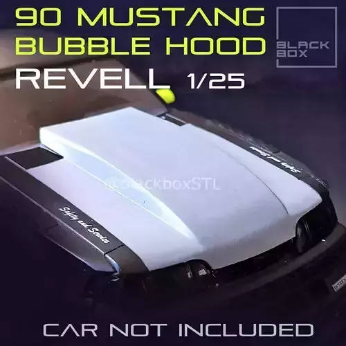 BUBBLE HOOD FOR 90 Mustang  Revell 1-25th Modelkit