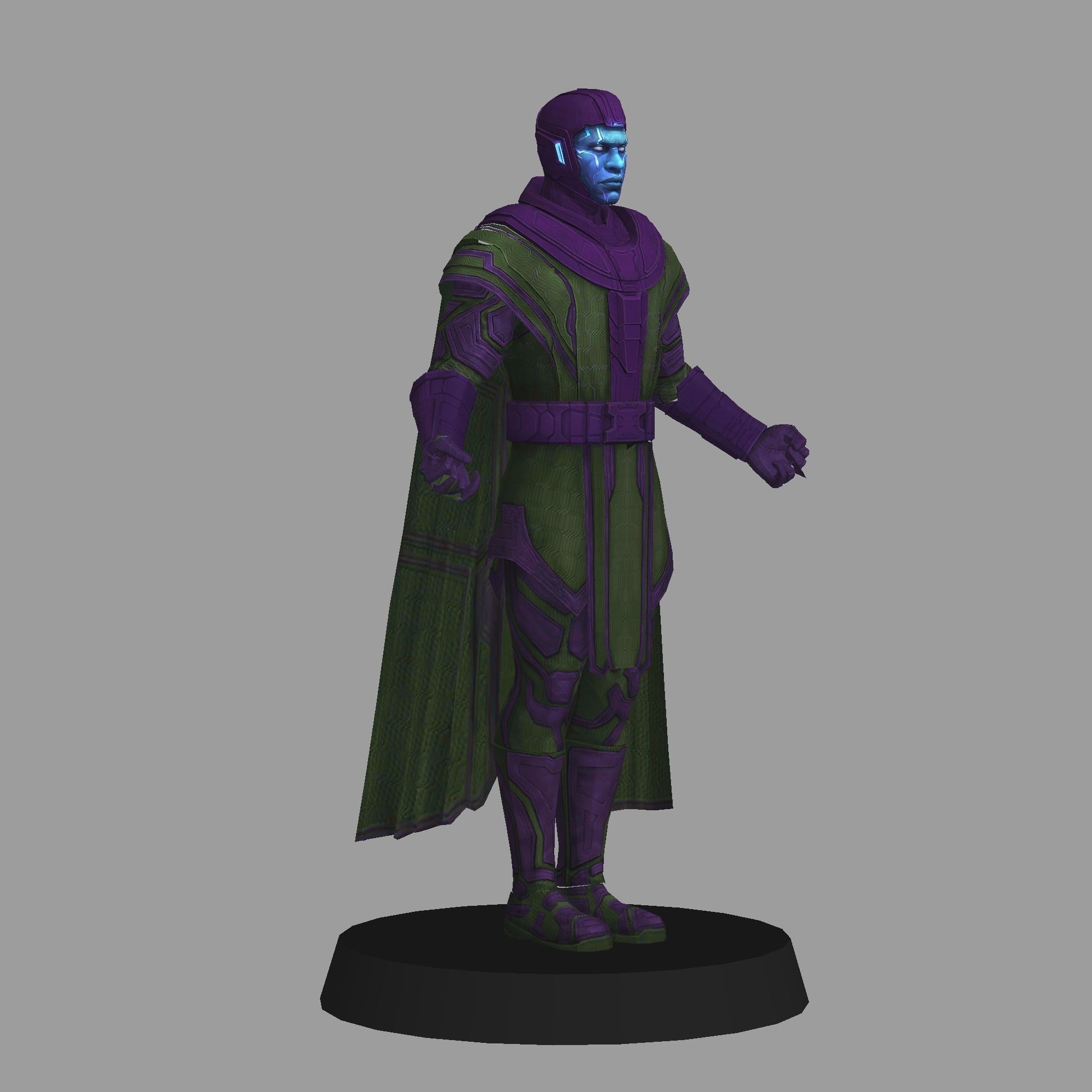 Kang Antman Quantumania LOW POLY 3D print model 3D print model_3