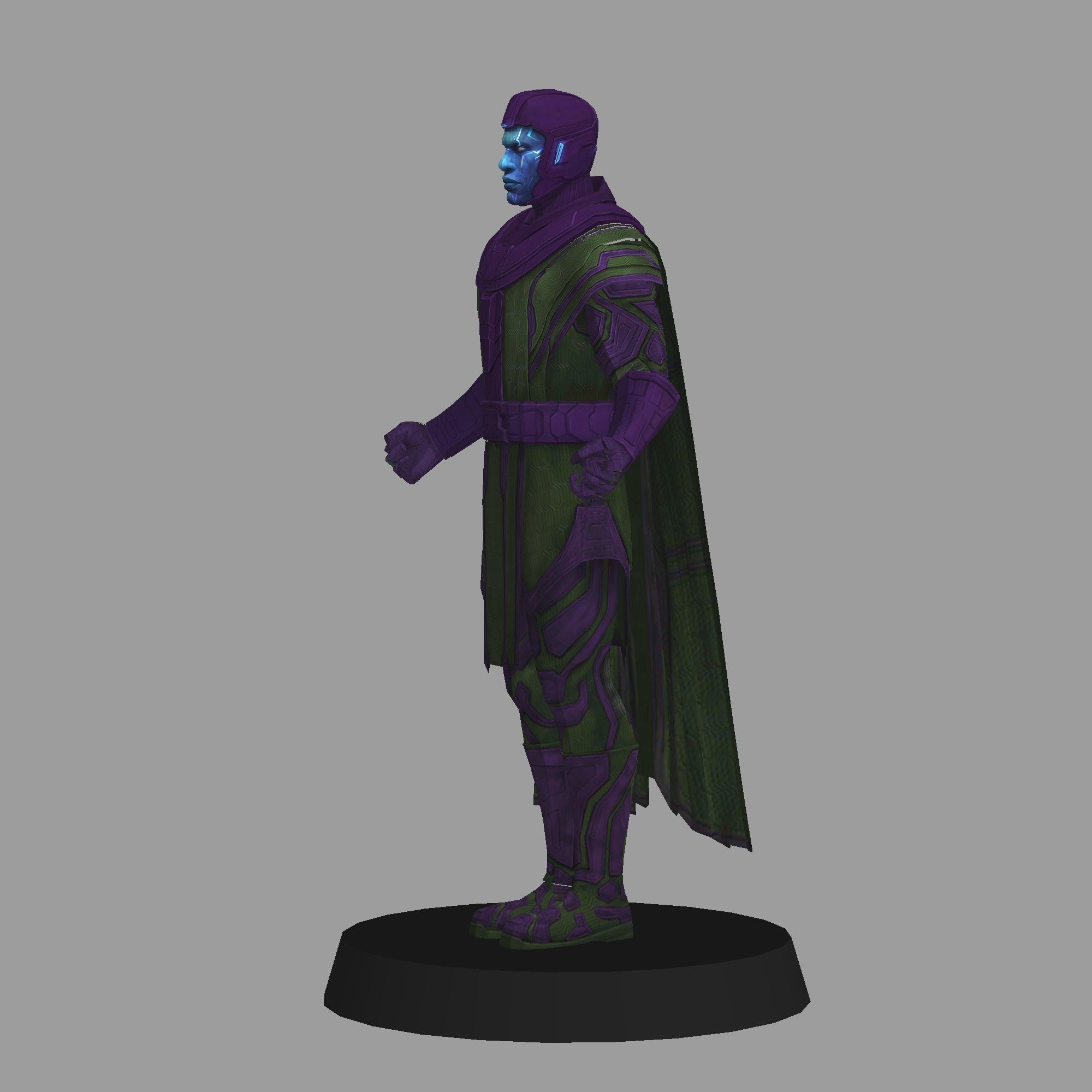 Kang Antman Quantumania LOW POLY 3D print model 3D print model_1