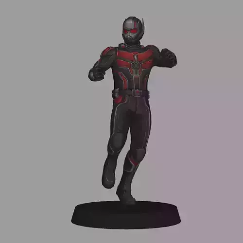 Antman Quantumania LOW POLY 3D print mode