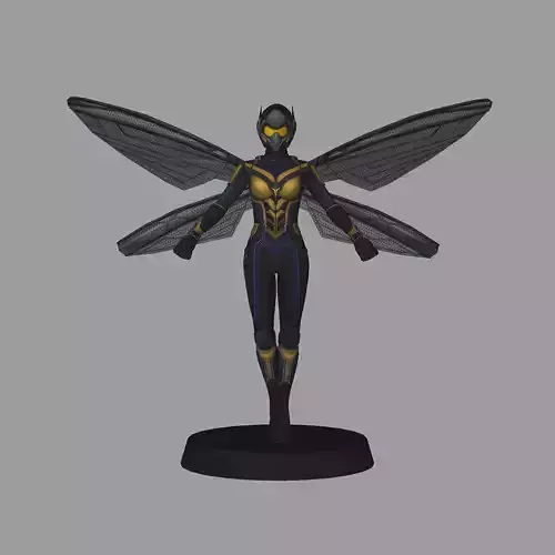 Wasp Antman Quantumania LOW POLY 3D print model