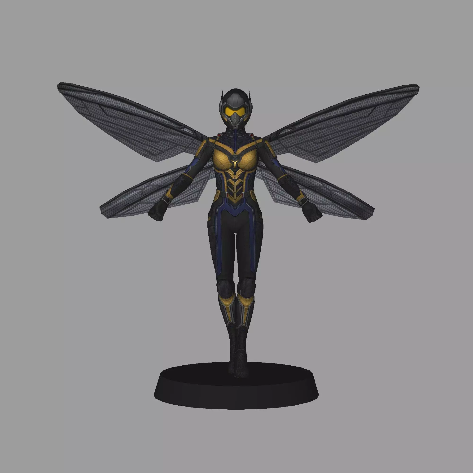Wasp Antman Quantumania LOW POLY 3D print model 3D print model