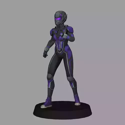 Cassie Lang Stature Antman Quantumania LOW POLY 3D print model