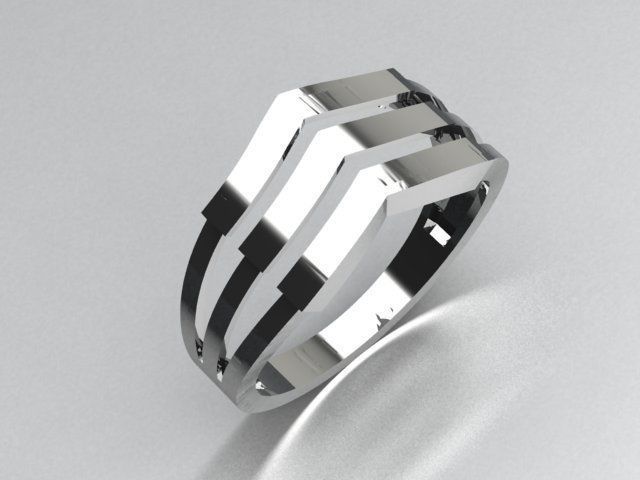 jewelry ring 3D print model_5