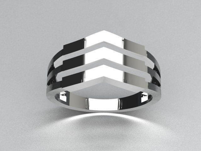 jewelry ring 3D print model_3