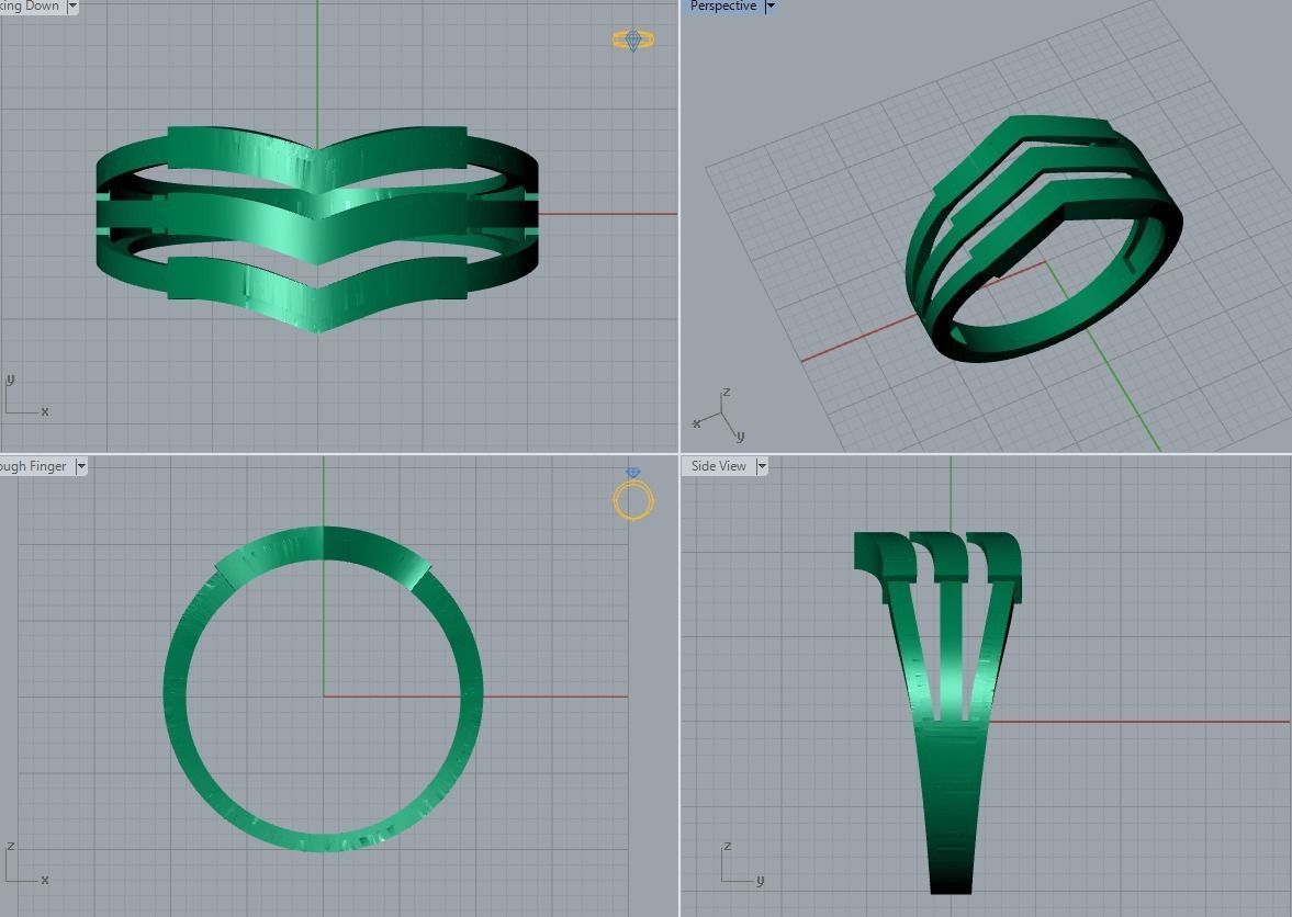 jewelry ring 3D print model_6