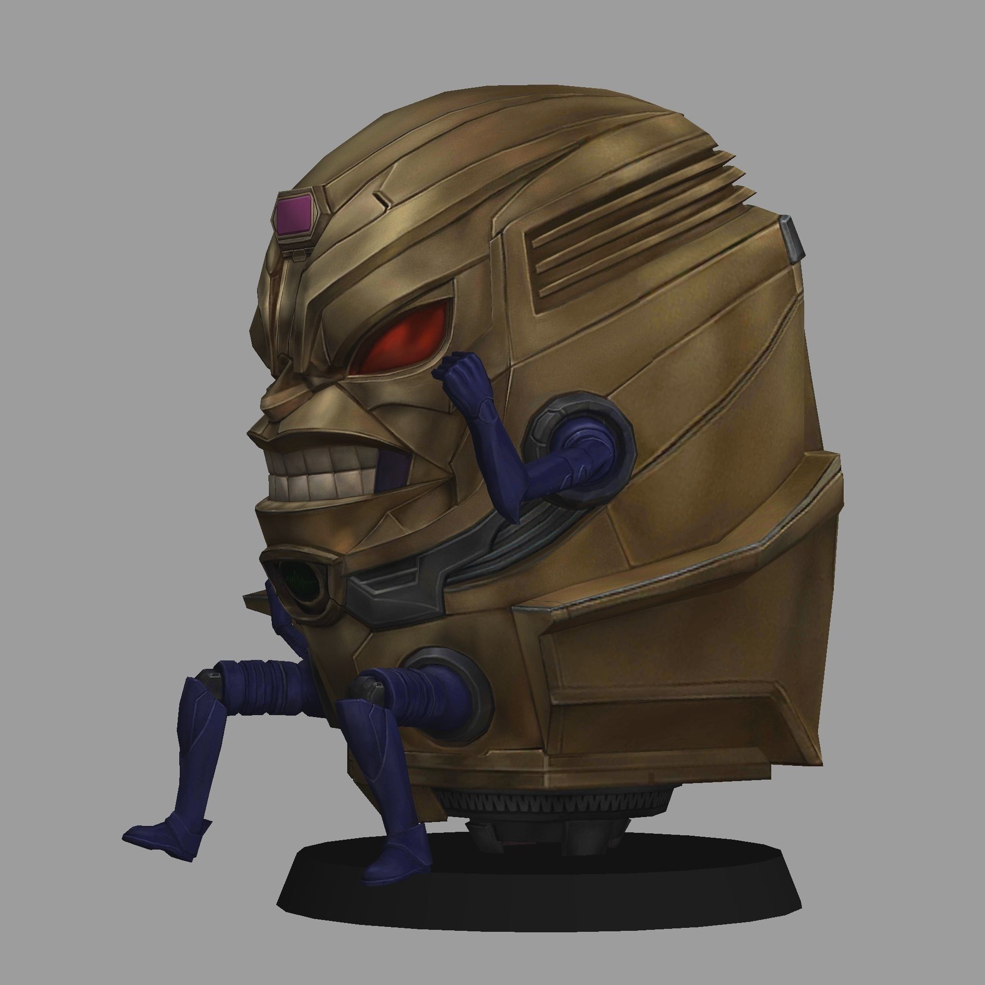 MODOK Antman Quantumania LOW POLY 3D print model 3D print model_1
