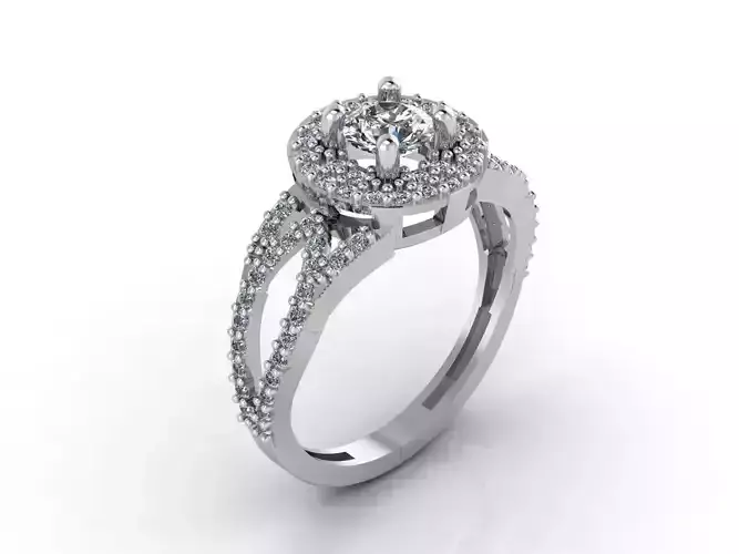 Women Rings 3DM STL Womens Rings DiamondDetails 3D print model