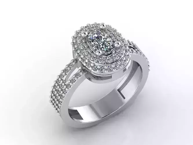 Women Rings 3DM STL Womens Rings DiamondDetails 3D print model