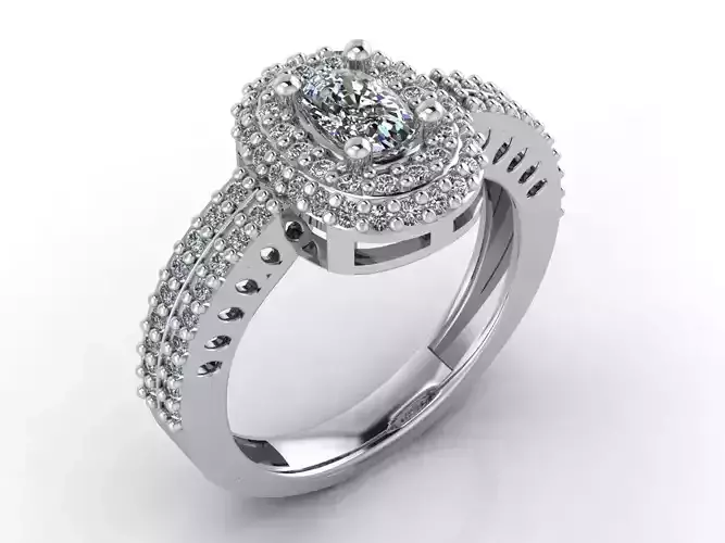 Women Rings 3DM STL Womens Rings DiamondDetails 3D print model