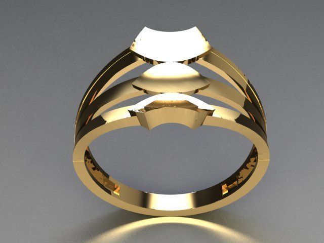 jewelry ring 3D print model_2