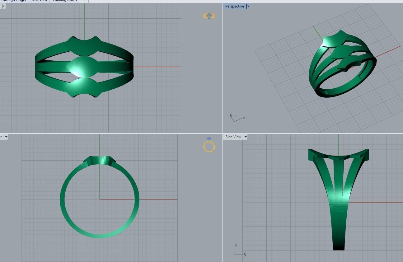 jewelry ring 3D print model_6