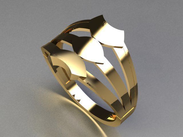 jewelry ring 3D print model_4