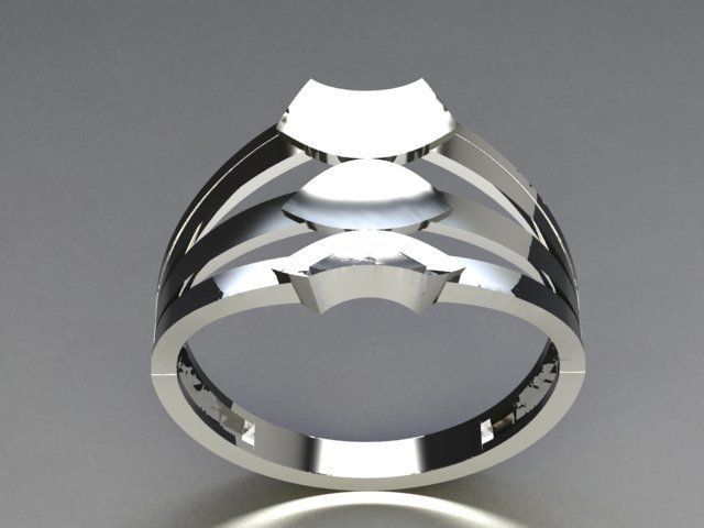 jewelry ring 3D print model_3