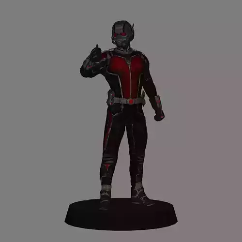 Antman Movie LOW POLY 3D print model