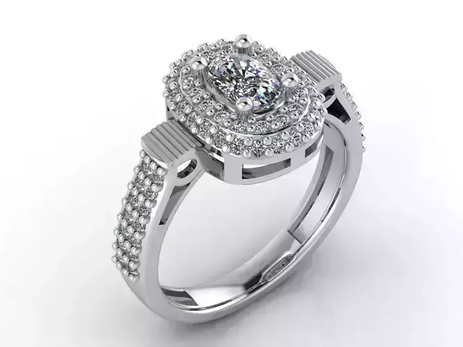 Women Rings 3DM STL Womens Rings DiamondDetails 3D print model