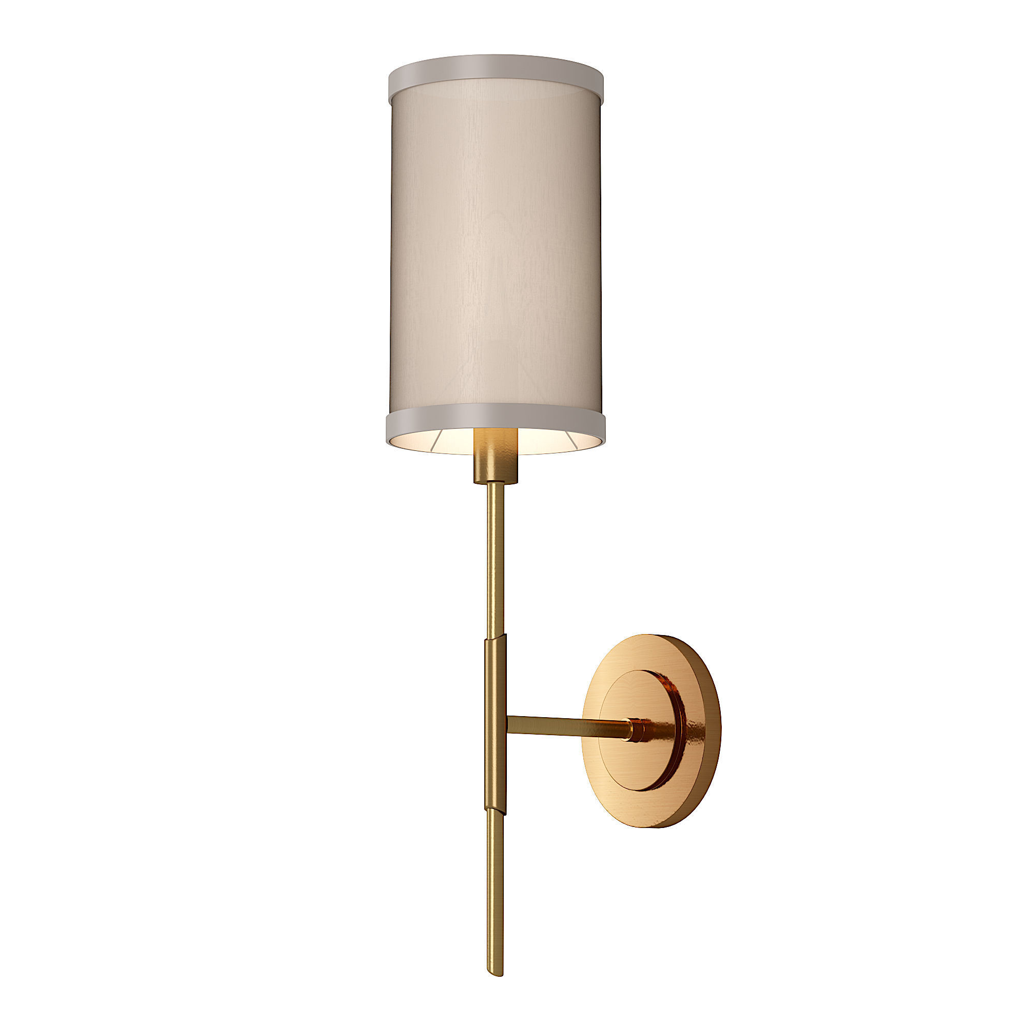 Sconce  Aspen Low-poly 3D model_1
