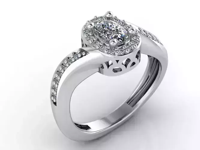 Women Rings 3DM STL Womens Rings DiamondDetails 3D print model