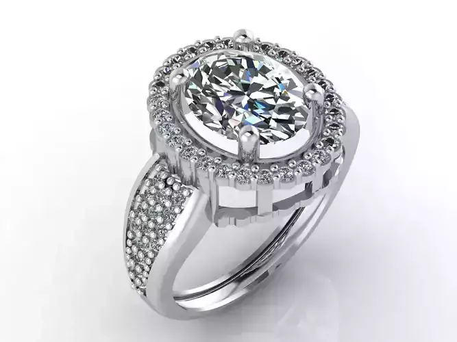 Women Rings 3DM STL Womens Rings DiamondDetails 3D print model