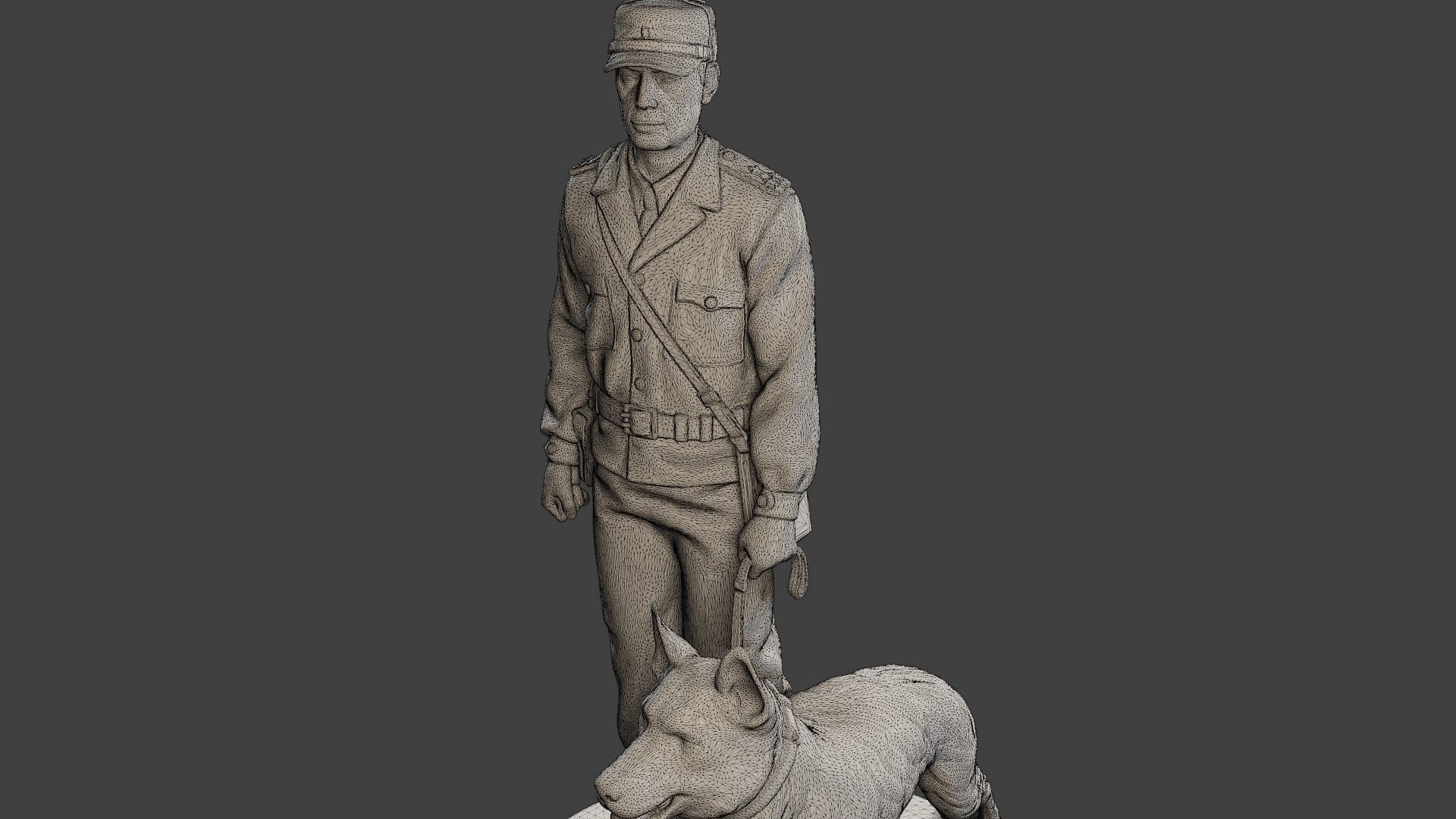 Czechoslovak communist Police K9 001 3D print model_12
