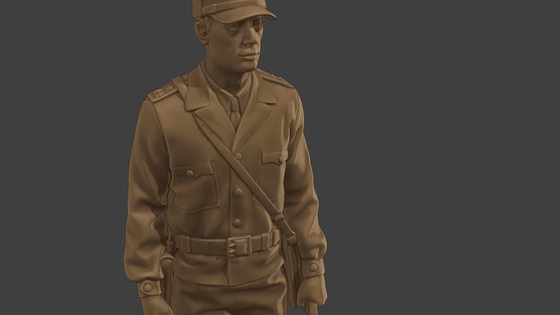 Czechoslovak communist Police K9 001 3D print model_19