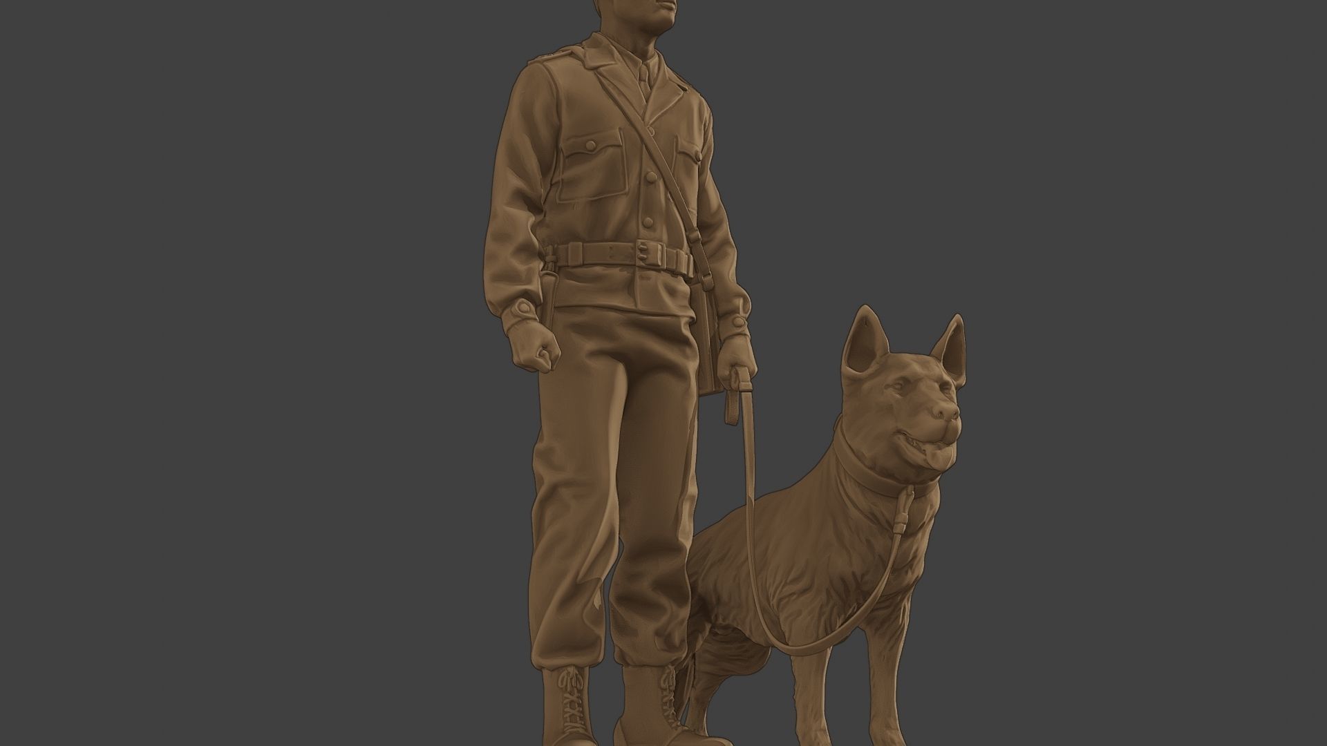 Czechoslovak communist Police K9 001 3D print model_13