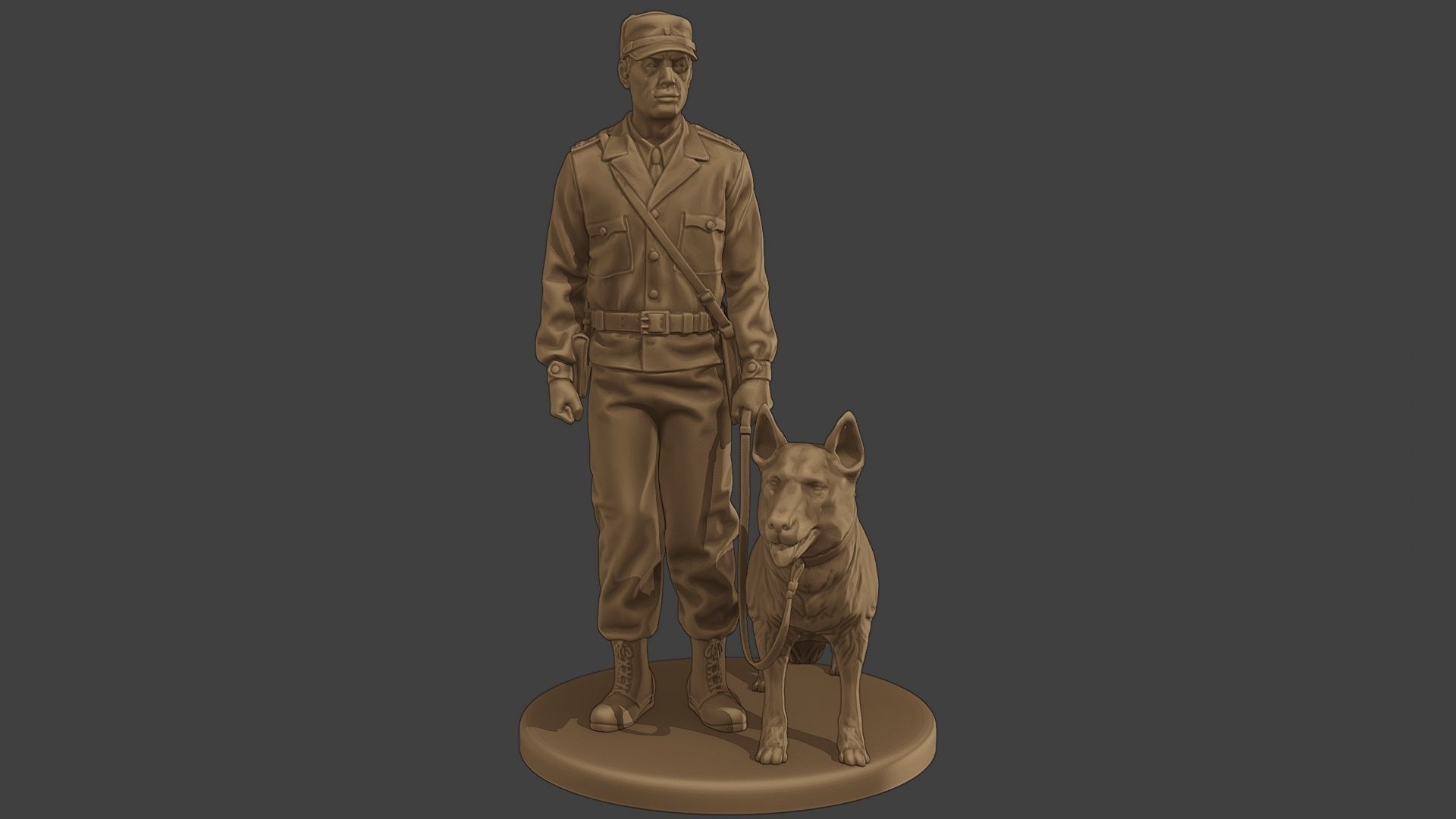 Czechoslovak communist Police K9 001 3D print model_11