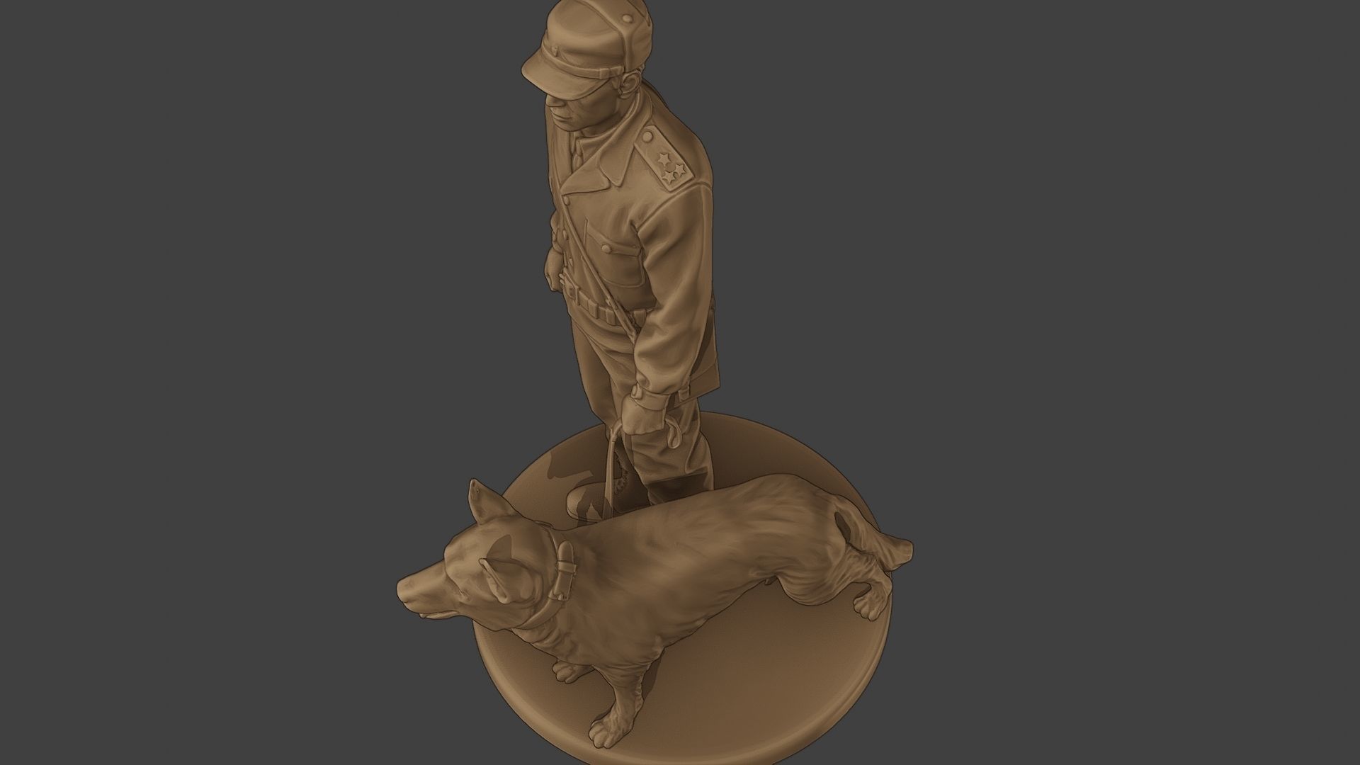 Czechoslovak communist Police K9 001 3D print model_15