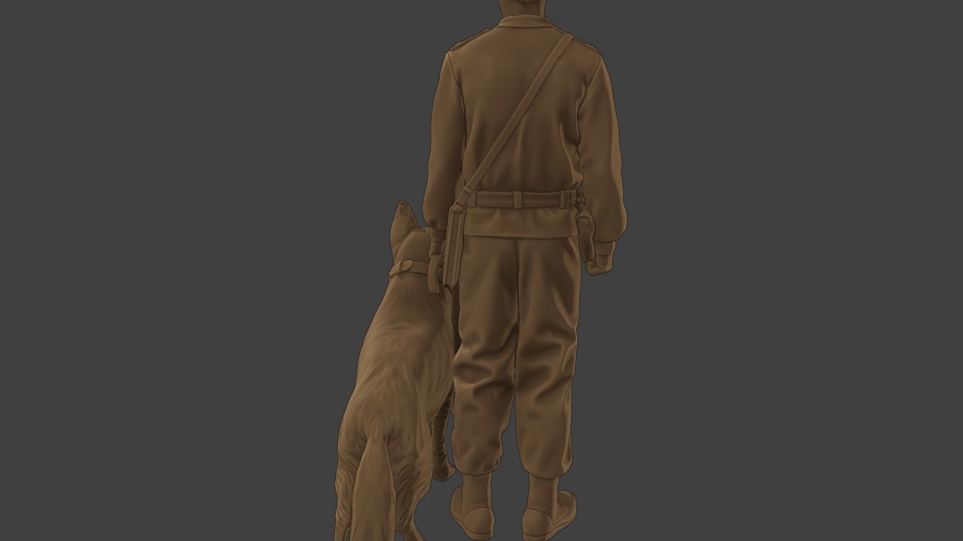 Czechoslovak communist Police K9 001 3D print model_25